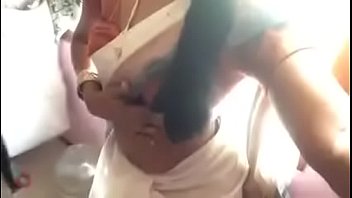 hot indian wife huge tits masturbating licking boobs in saree