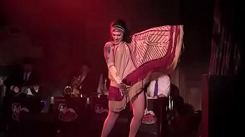 Dannie Diesel aka Danielle Colby performs with Bustout Burlesque New Orleans