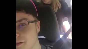 s. blowjob in car with friend watching