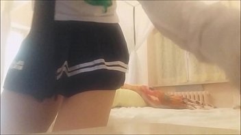 the schoolgirl has to do vaginal therapy. A great excuse to put your fingers all inside ...
