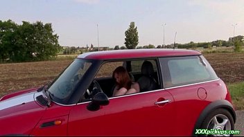Slutty Czech babe is paid cash from some crazy public sex 23