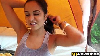 Latina gets fucked in a tent Abby Lee Brazil 1