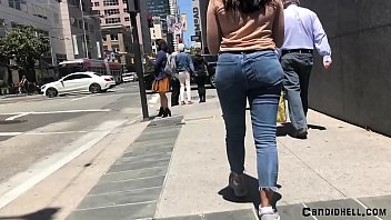 Desi Teen walking her fine ass through the City