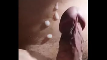 Masturbation with roped balls and cum - Satisfacto