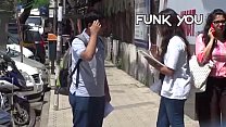 Girl Asking For Dick Size from Strangers! Funk You (Prank in India)