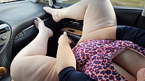 Sexy Big Ass Pawg Milf Mom With Big Tits Caught Masturbating Publicly In Car (Thick White Girl Masturbating) SSBBW
